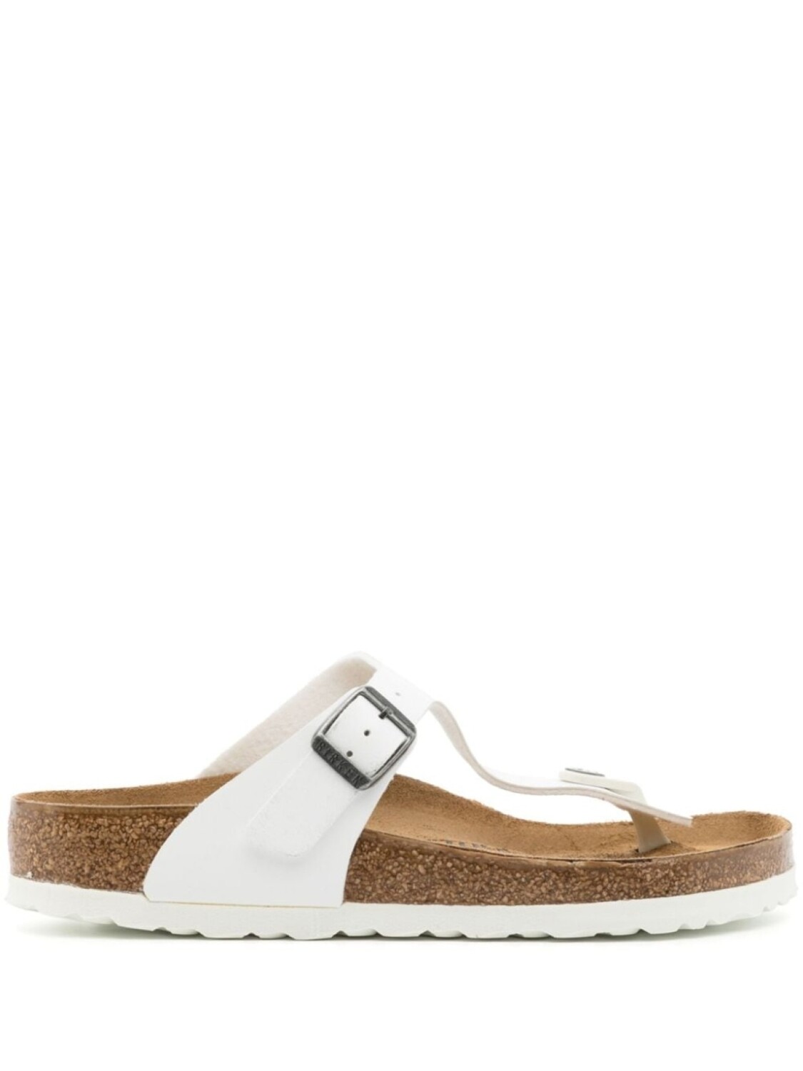 

Birkenstock Gizeh Birko-Flor thong slides, белый