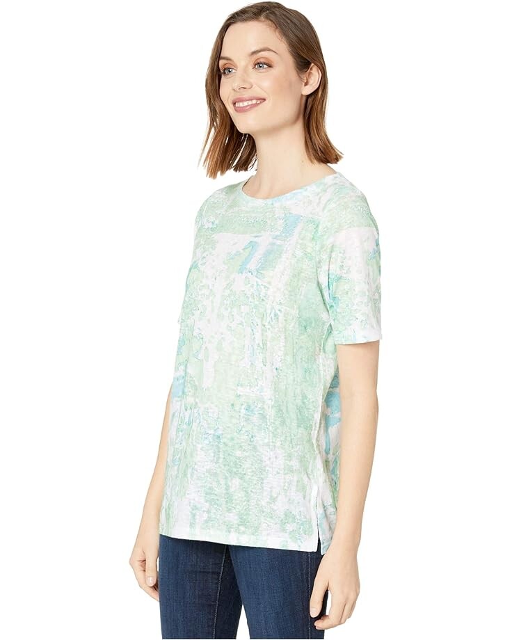 

Топ FDJ French Dressing Jeans Smooth Printed Jersey Abstract Print Top, мульти