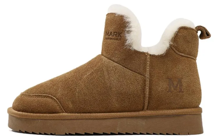 Короткие зимние ботинки мужские FAIRWHALE, Camel (Mid-Top)