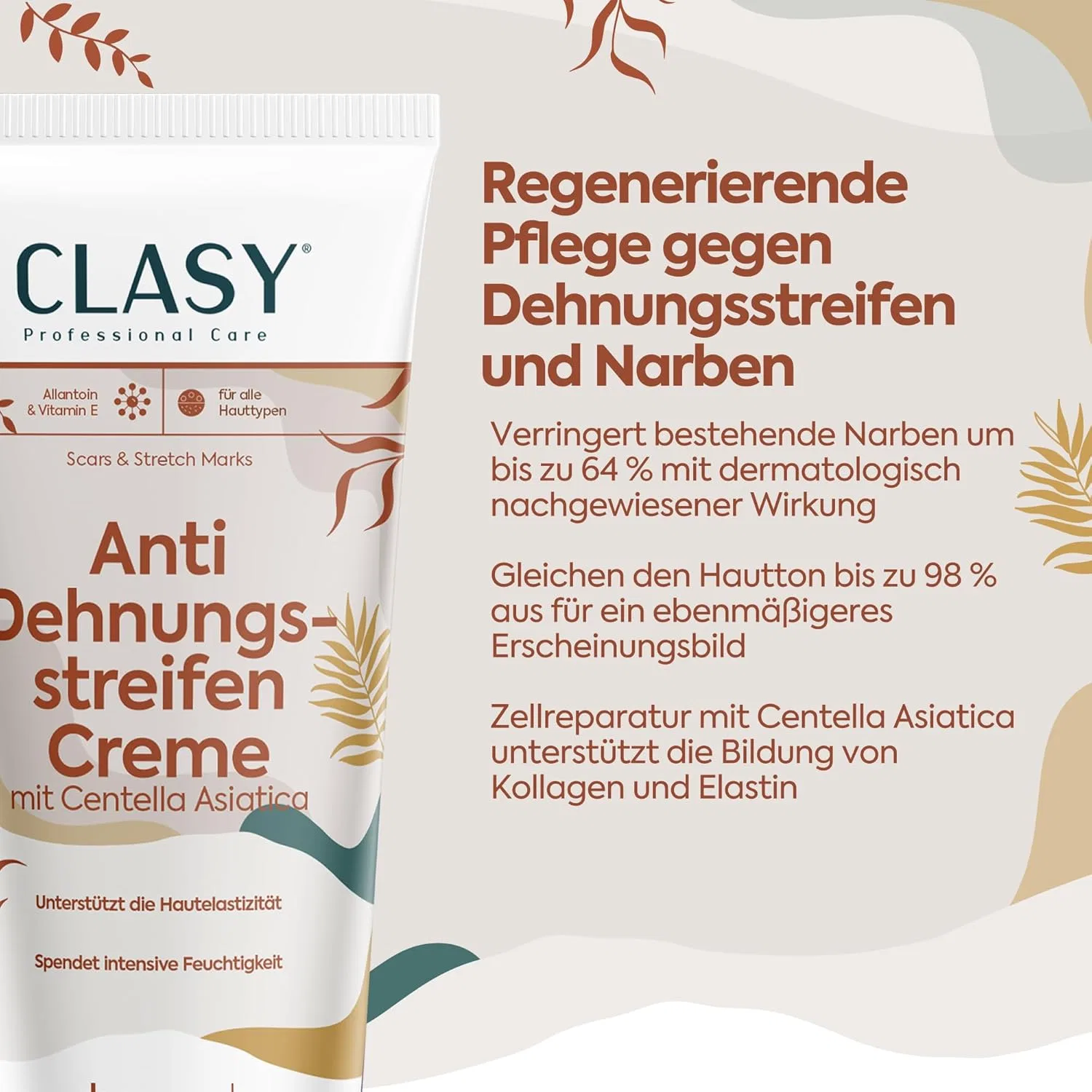 Крем для лица Clasy Care — От растяжек и шрамов, 100 мл — фото 2
