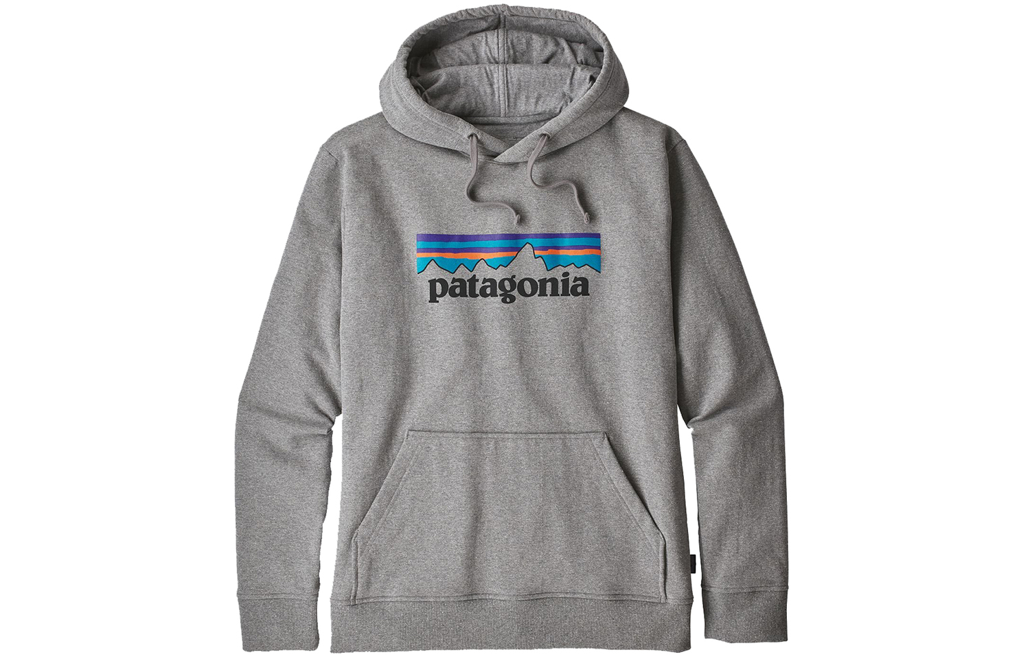 

Толстовка с принтом логотипа Patagonia, цвет Gray Gravel/Heather