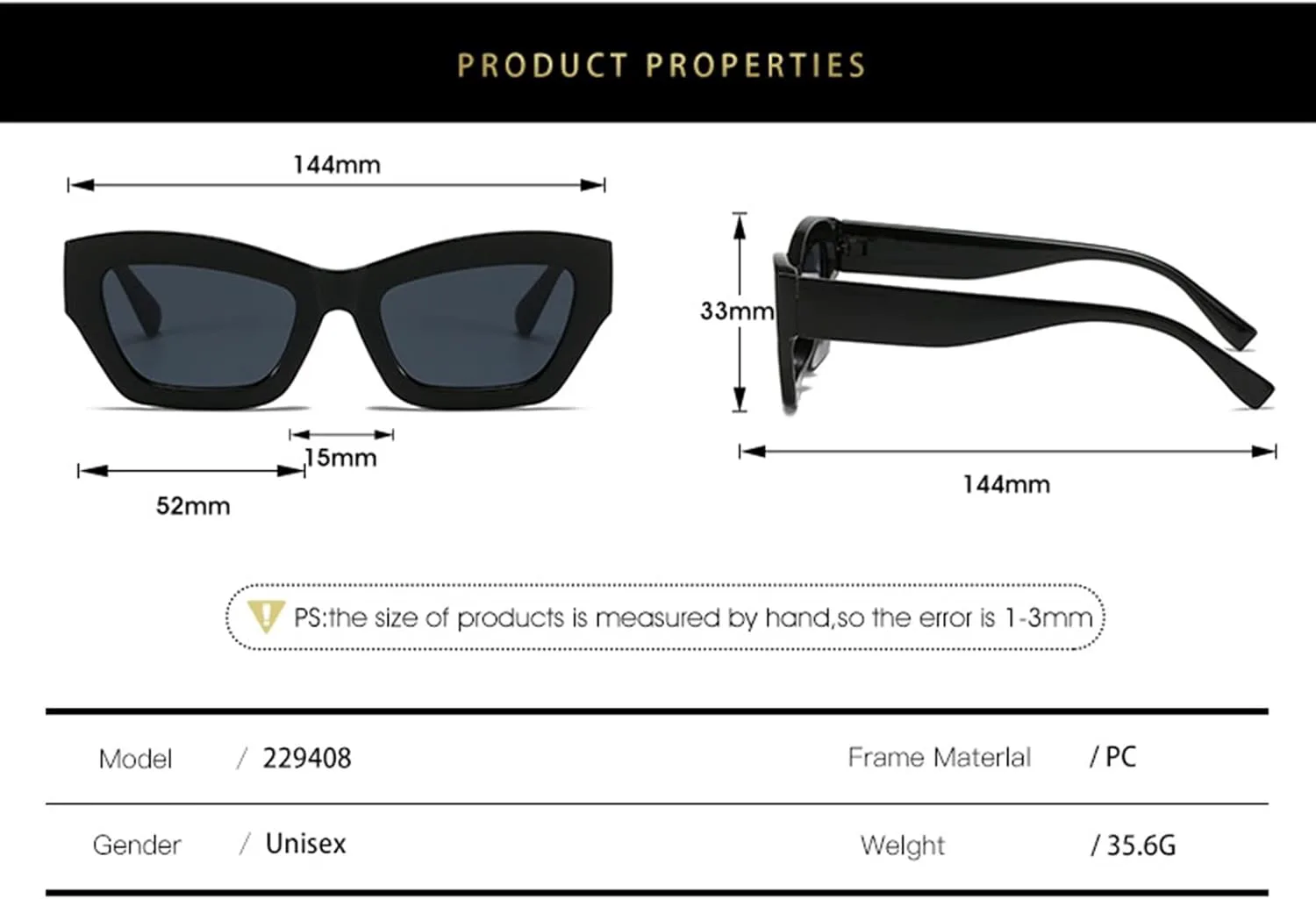 

Солнцезащитные очки GAOXIN в квадратной маленькой оправе, модные, для мужчин и женщин, для уличной фотографии, отдыха на природе (Цвет: B, Размер: Средний), B