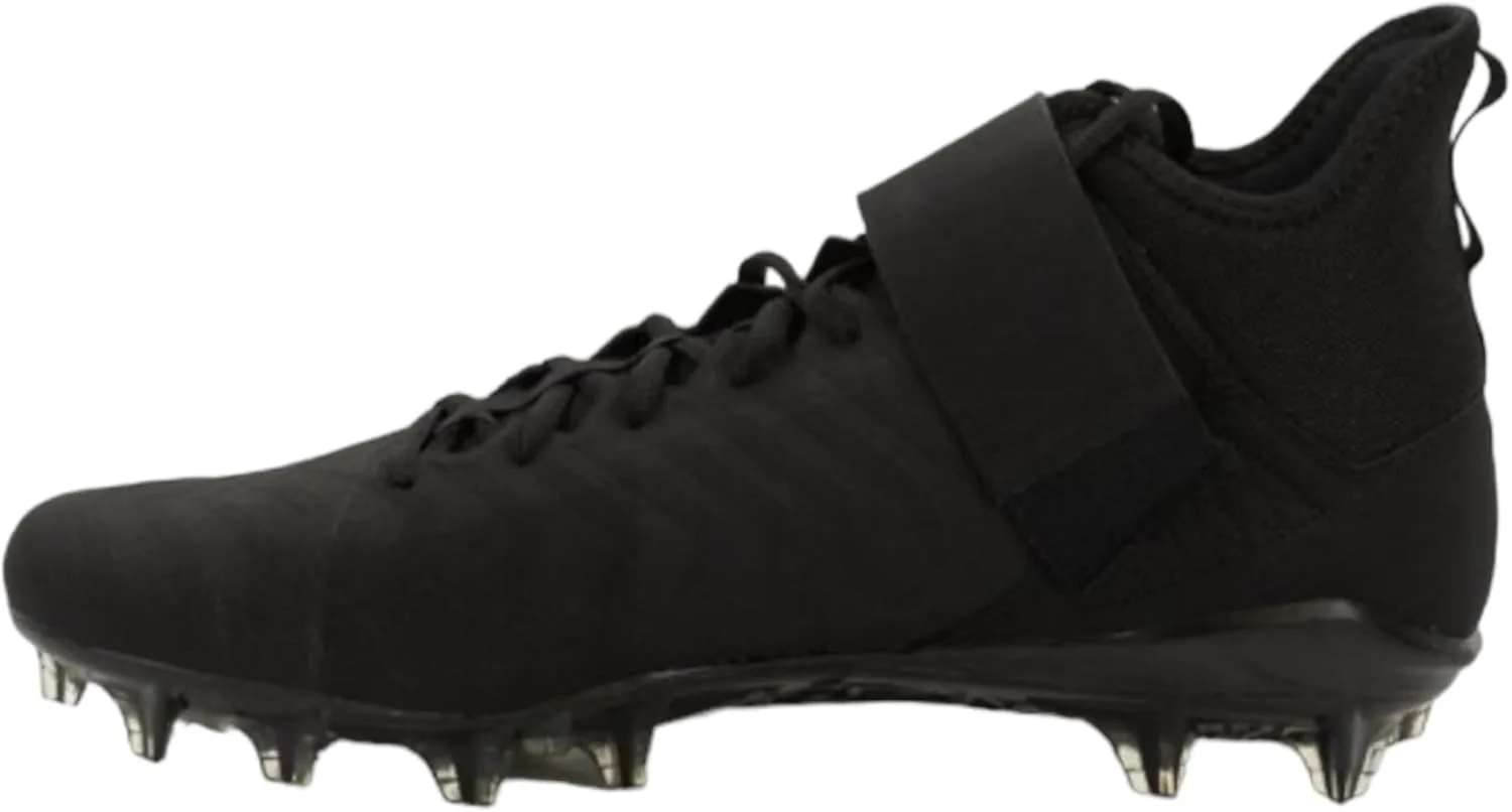Футбольные бутсы Nike Alpha Menace Pro 2 Mid для мужчин, черно-белый — фото 2