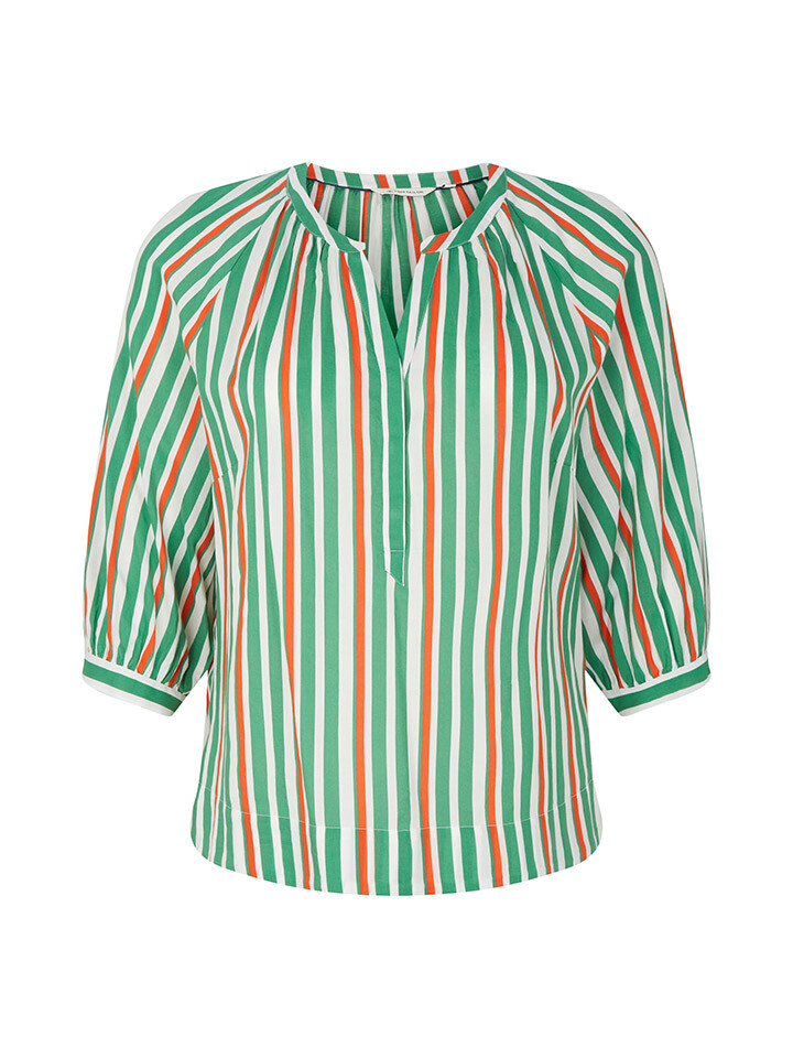 

Блуза Tom Tailor, цвет Grün/Orange