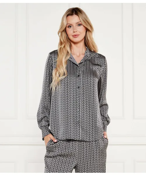 

Сатиновая рубашка mk2000 Relaxed fit Michael Kors, черный