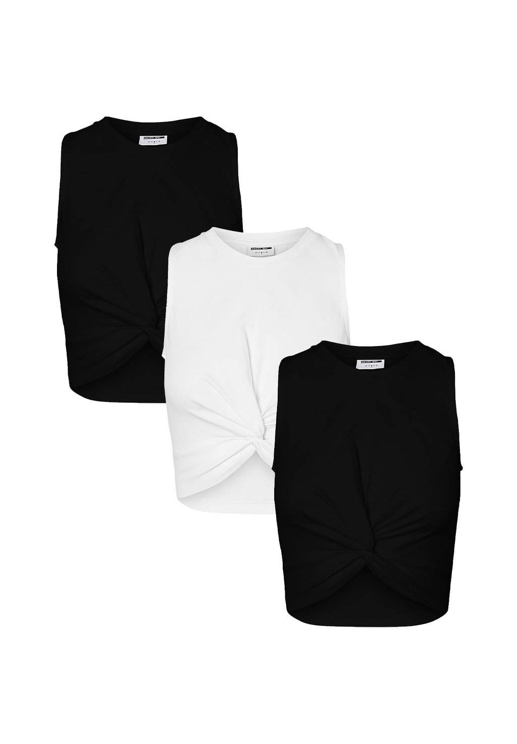 

Топ 3 SET CROP KNOTEN-DETAIL Noisy May, молочный