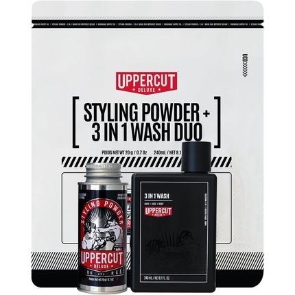 

Стайлинг 3 в 1 Средство для мытья и укладки волос Duo - Gentle Wash Uppercut Deluxe