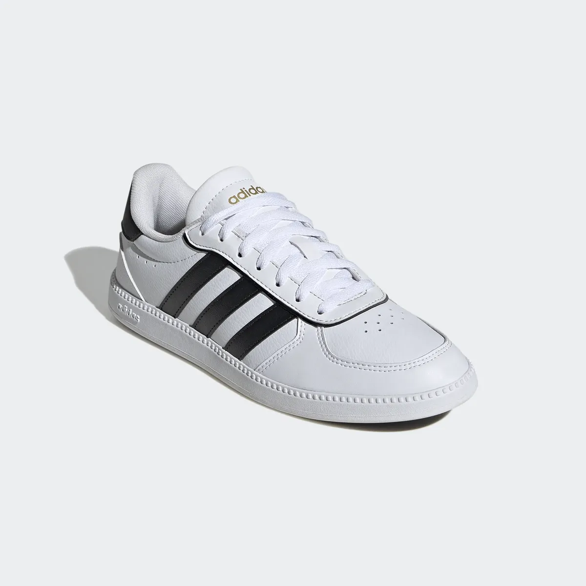 

Кроссовки Adidas Sportswear "BREAKNET SLEEK", цвет Cloud White / Core Black / Gold Metallic