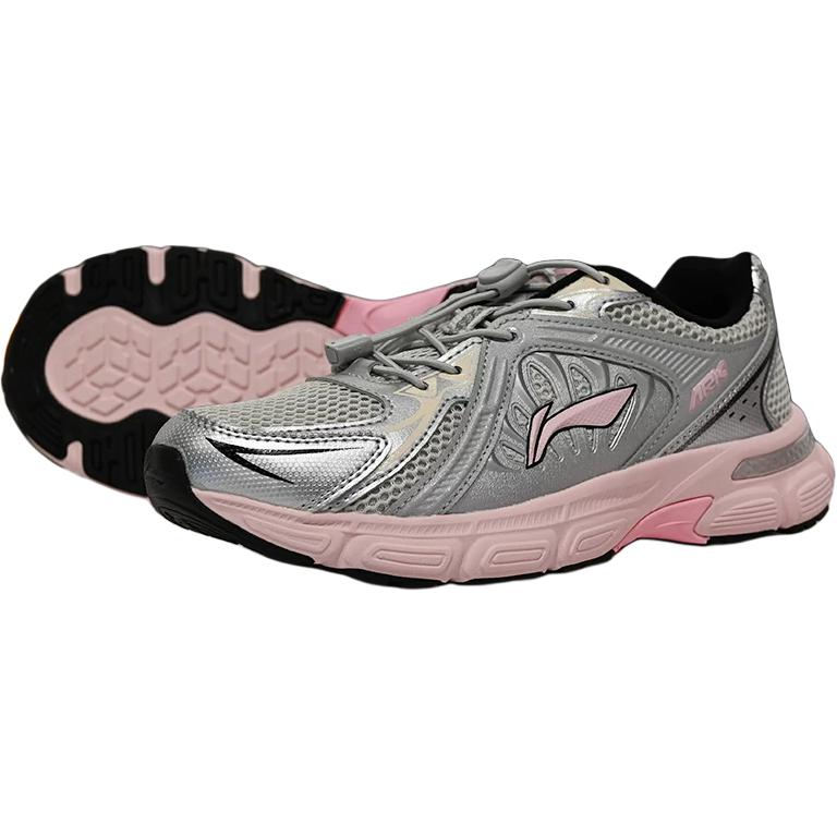 Кроссовки для бега Kids' Running Shoes Grade School из коллекции Sports Life LINING YOUNG, серебряный/серый — фото 3