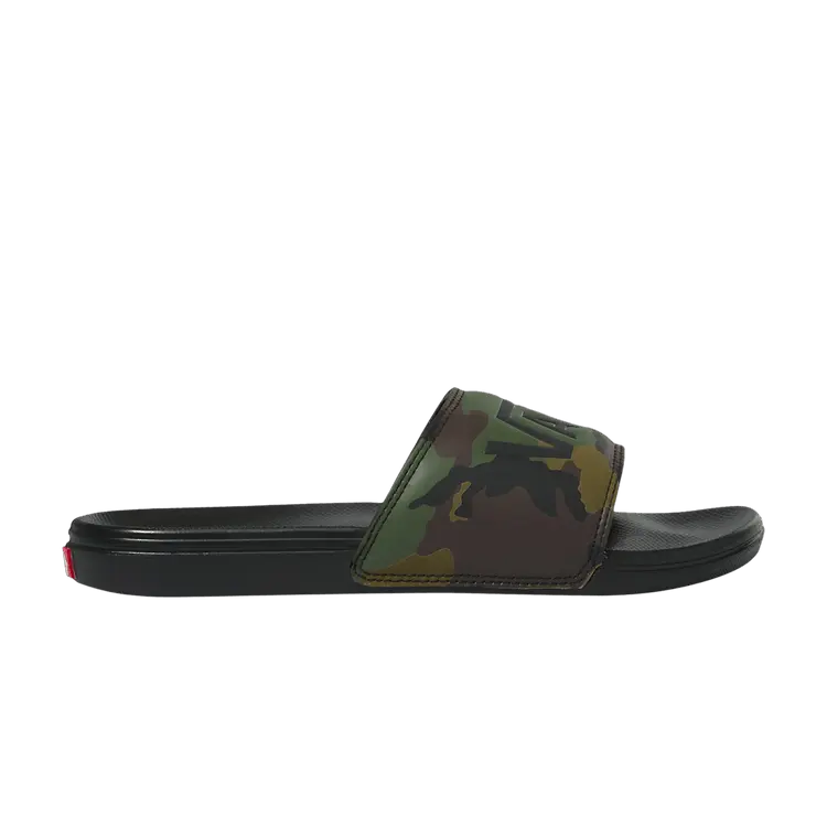 

Кроссовки Vans La Costa Slide-On Camo Black, зеленый