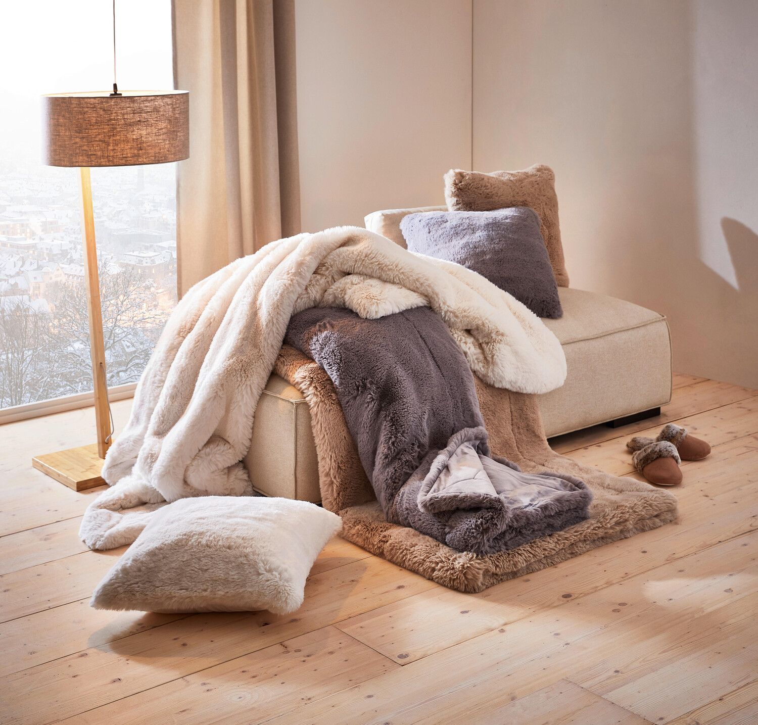 

Чехол для подушки Dieter Knoll, антрацитовый