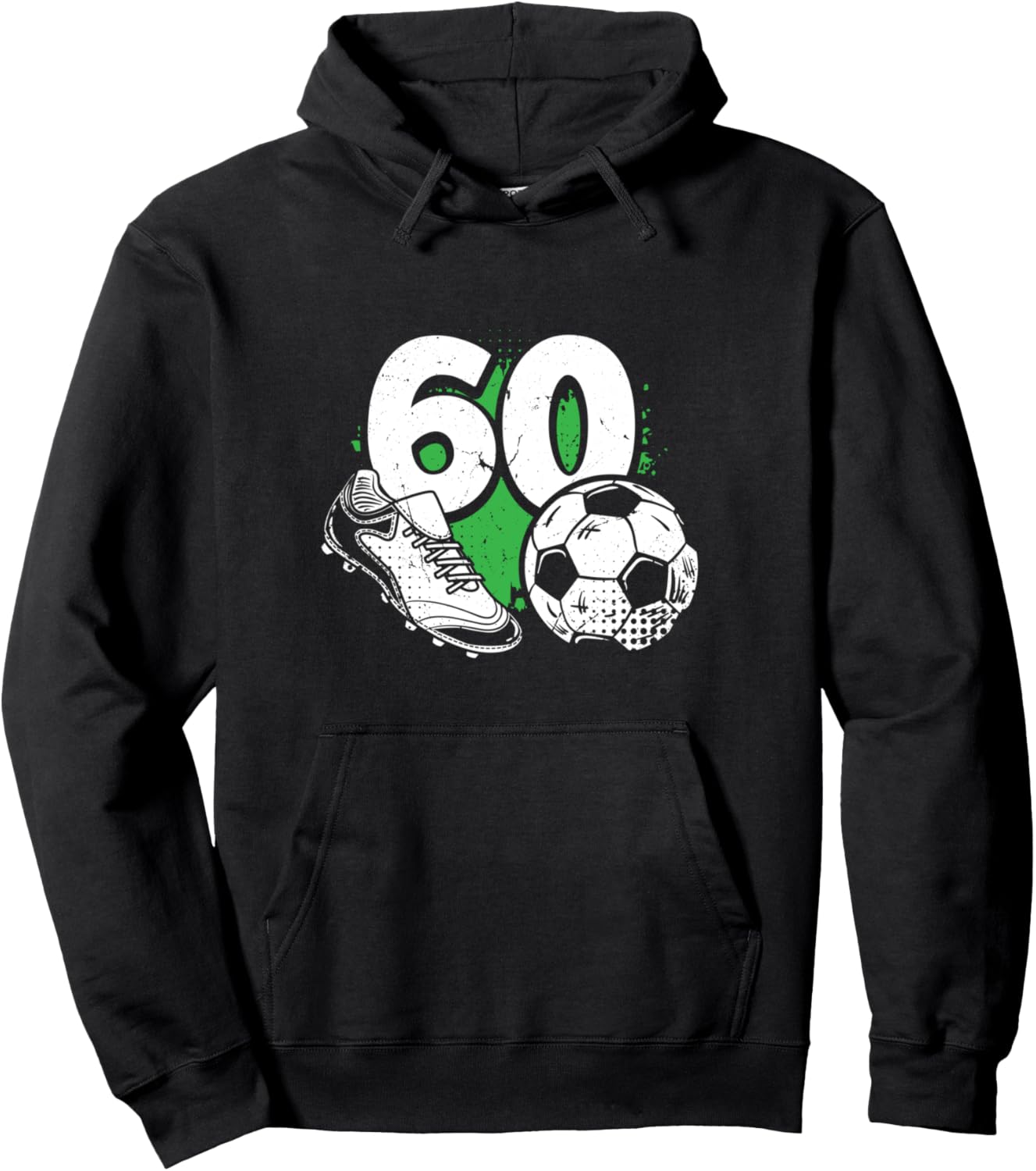 

Худи с надписью «60-летие мальчика-футболиста» 60 Year Old Birthday Apparel Soccer Boy B-Day, черный