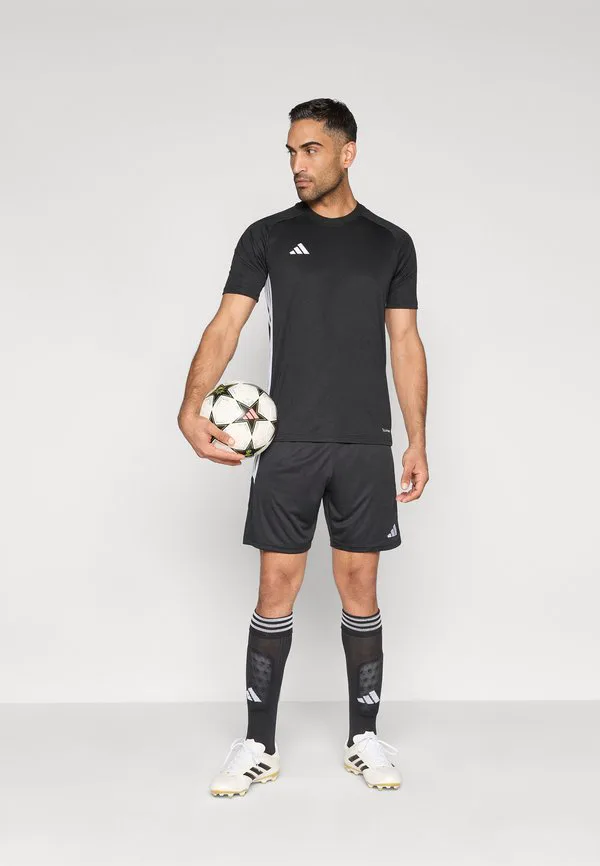 Спортивная футболка tiro 26 essentials Adidas Performance, Black/White — фото 2