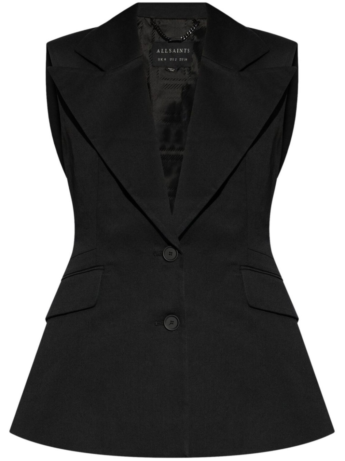 

AllSaints блейзер Hally, черный