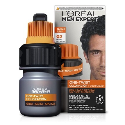 

Краска для волос Men Expert One-Twist #2 Черный, 50 мл, L'Oreal
