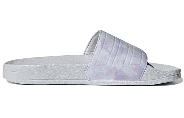 Тапочки adilette shower purple gray Adidas, серый — фото 2