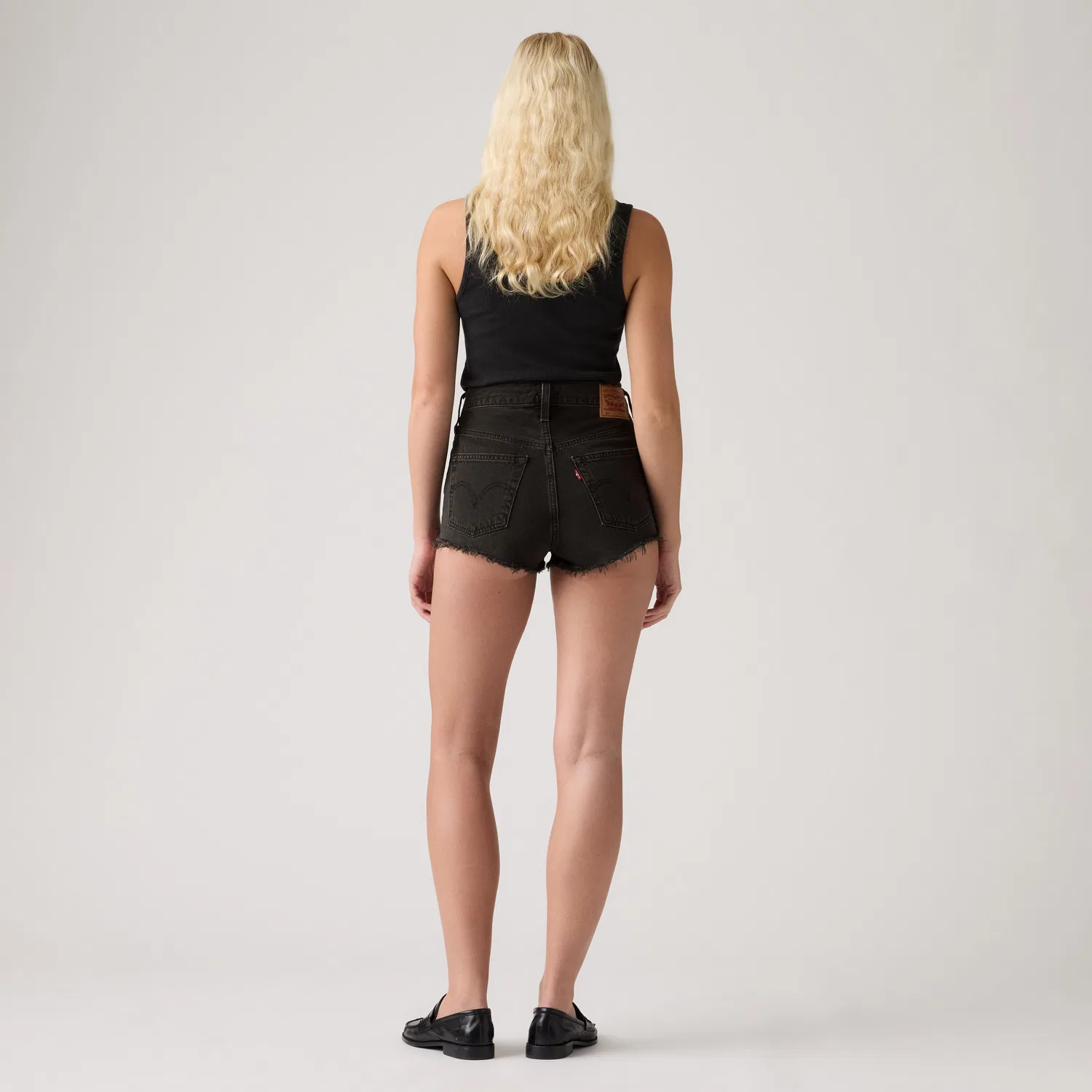 Женские микрошорты 501 Original Fit Levi's, Black — фото 3