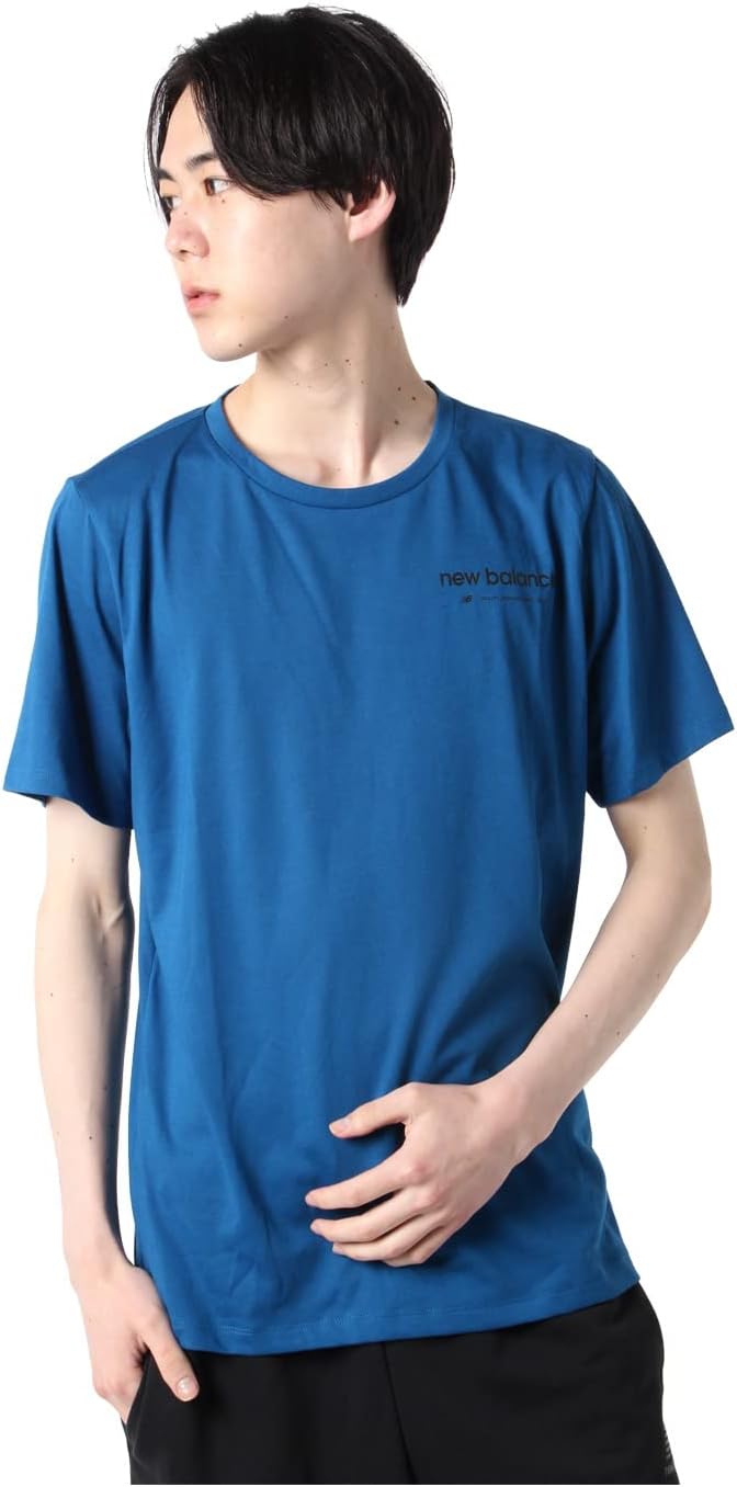 

Футболка New Balance AMT11071 Heather Tech Graphic, с коротким рукавом, синий