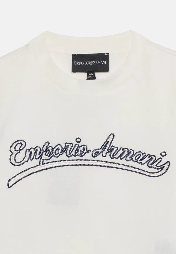 Футболка с принтом Emporio Armani, Off-White — фото 4