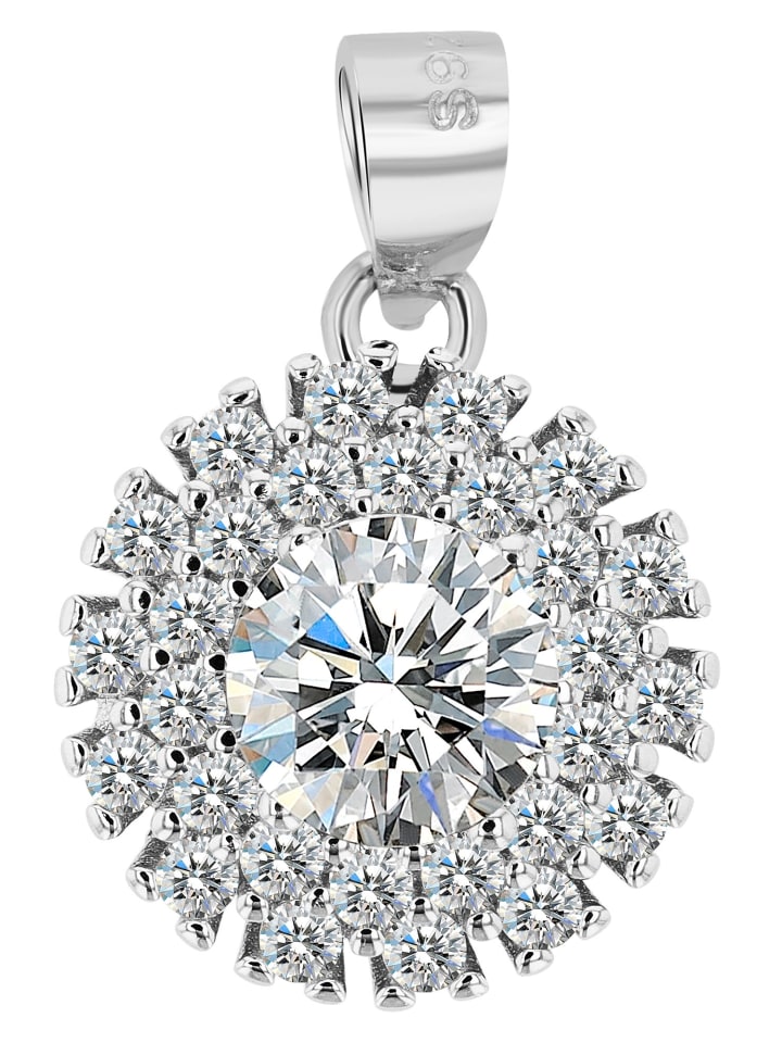 

Adeliás Женский кулон из серебра 925 пробы с кристаллом в серебре