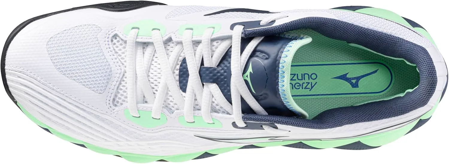 Mizuno Мужские кроссовки Wave Enforce Tour 2 Ac, белый/мятный — фото 4