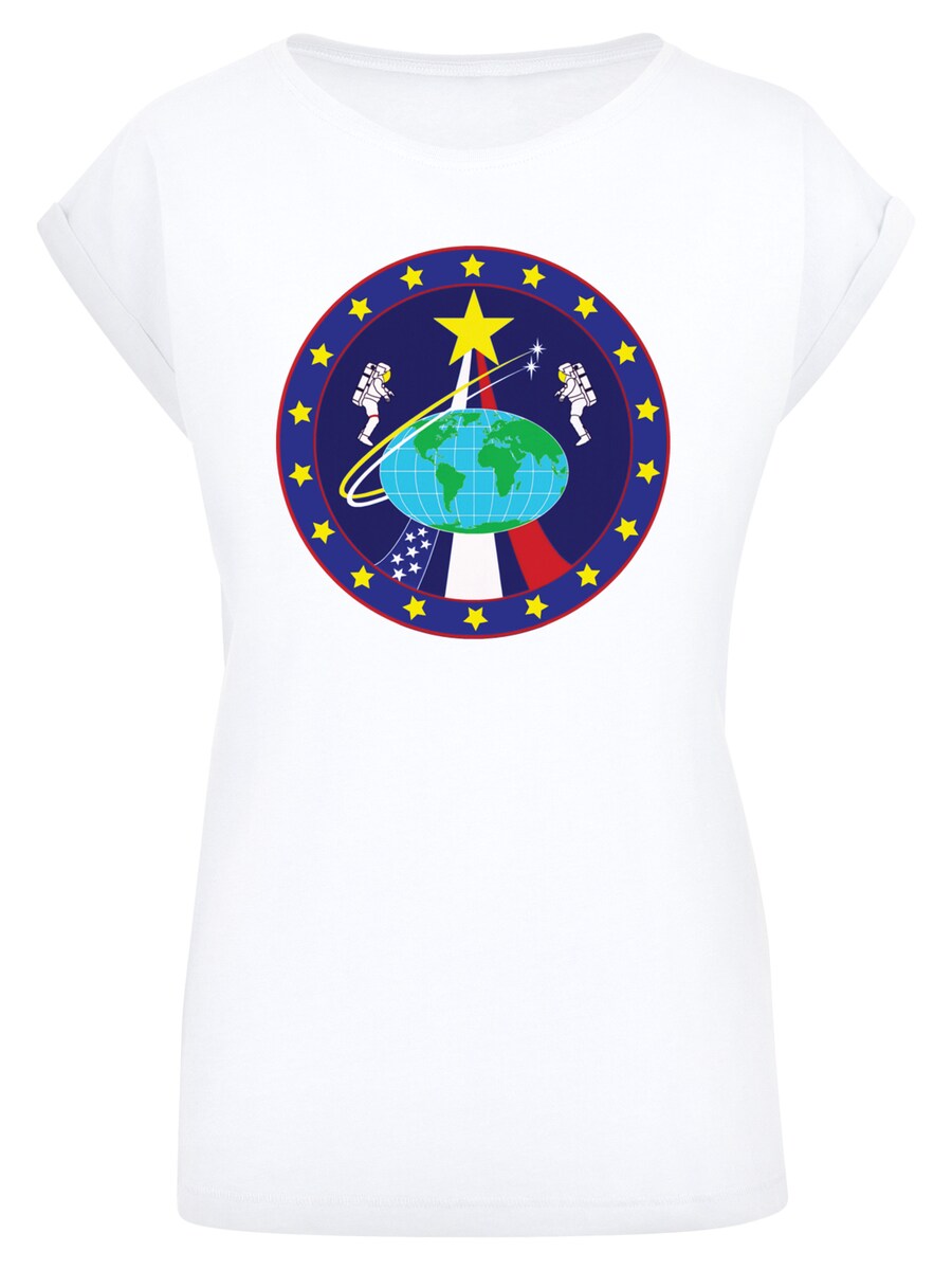 

Рубашка F4NT4STIC NASA Classic Globe Astronauts, белый