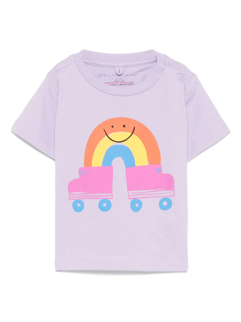 

Футболка с принтом Stella McCartney Kids, фиолетовый