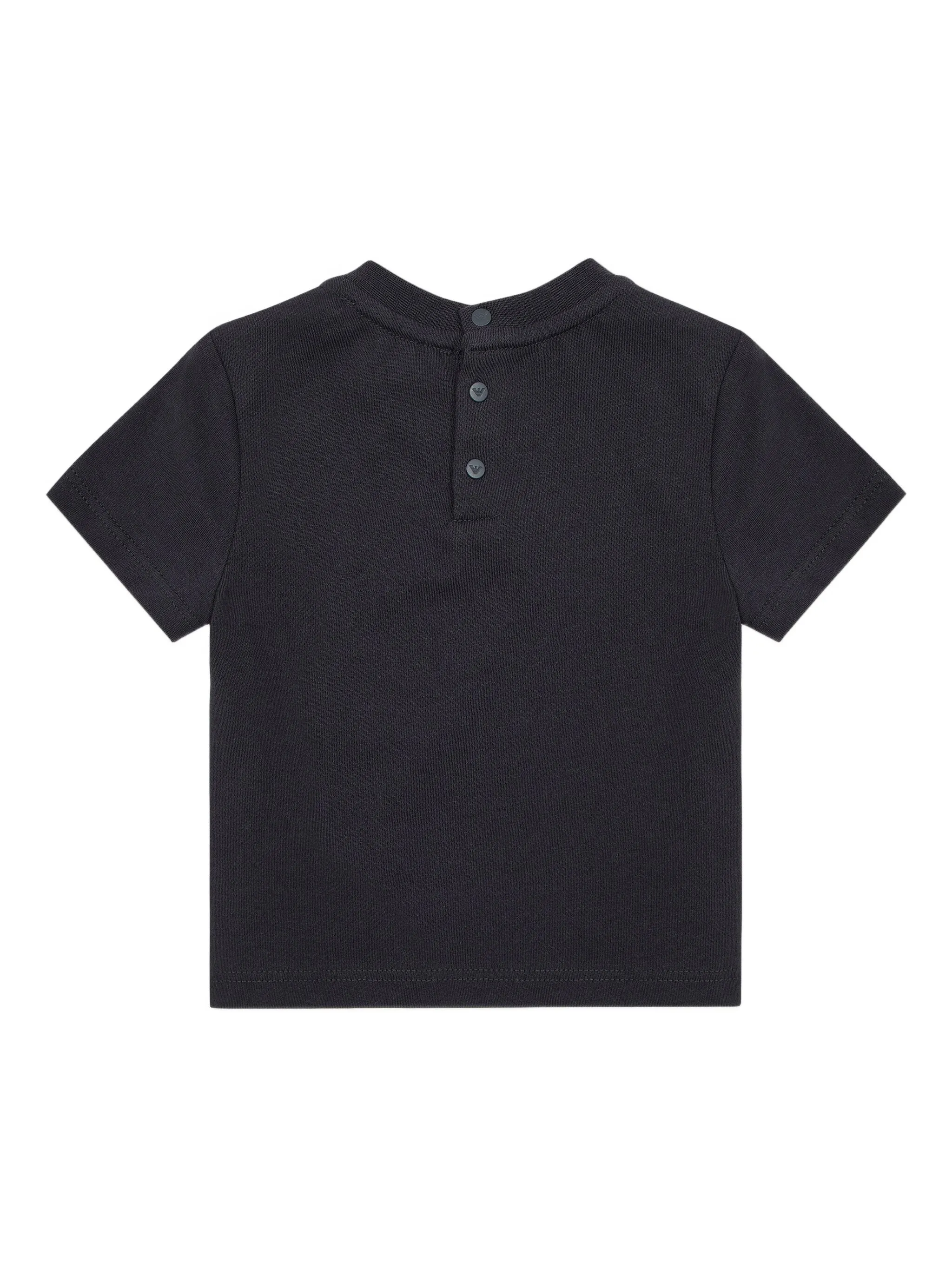 Футболка с нашивкой Emporio Armani Kids, синий — фото 2
