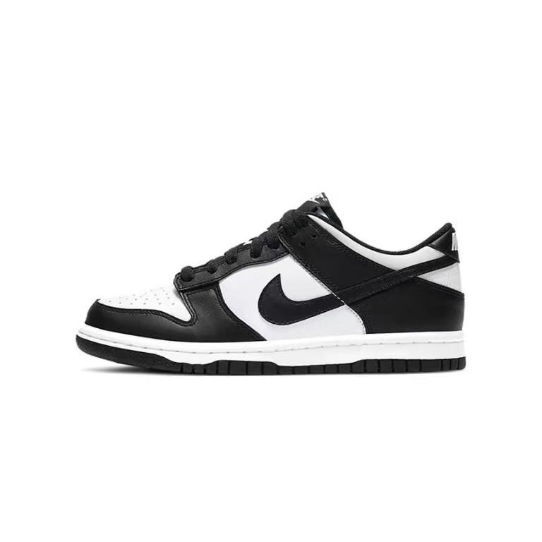 

Nike Нескользящие, износостойкие, легкие, амортизирующие, низкие детские кроссовки для скейтбординга, черно-белые
