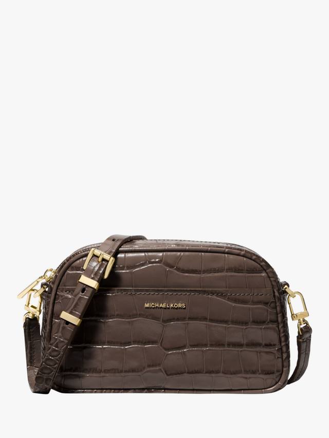 

Кожаная сумка-кроссбоди Jet Set Michael Kors, Chocolate