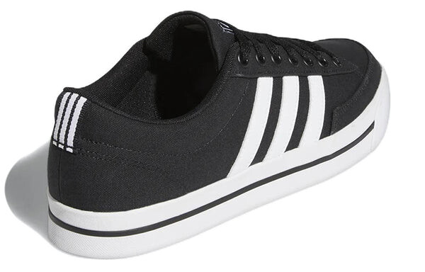 Кроссовки adidas neo Retrovulc 'Black White', черный — фото 4