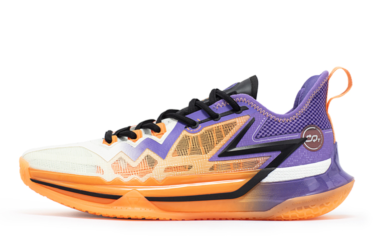 

361° Кроссовки баскетбольные низкие мужские Big 3 Future CQT Cushioning Anti-Slip And Wear-Resistant фиолетовые