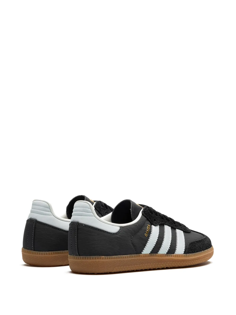 Кроссовки Samba OG Carbon/Almost Blue/Chalk White Adidas, черный — фото 3