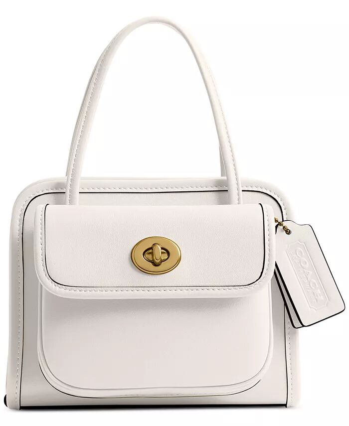 

Мини-сумка Safari Tote из кожи Glovetanned от The Coach Originals, белый