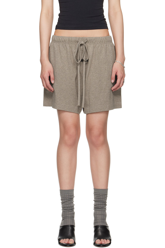 

Футбольные шорты Fear Of God Essentials, цвет homestead heather