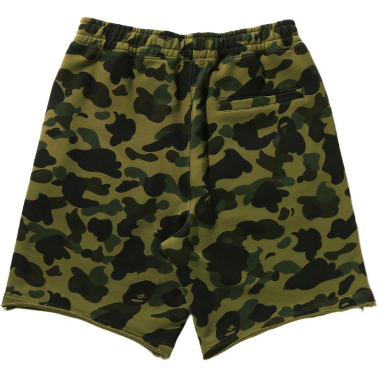Bape 1st Camo тяжелые потертые шорты расслабленного кроя A BATHING APE, фиолетовый — фото 4