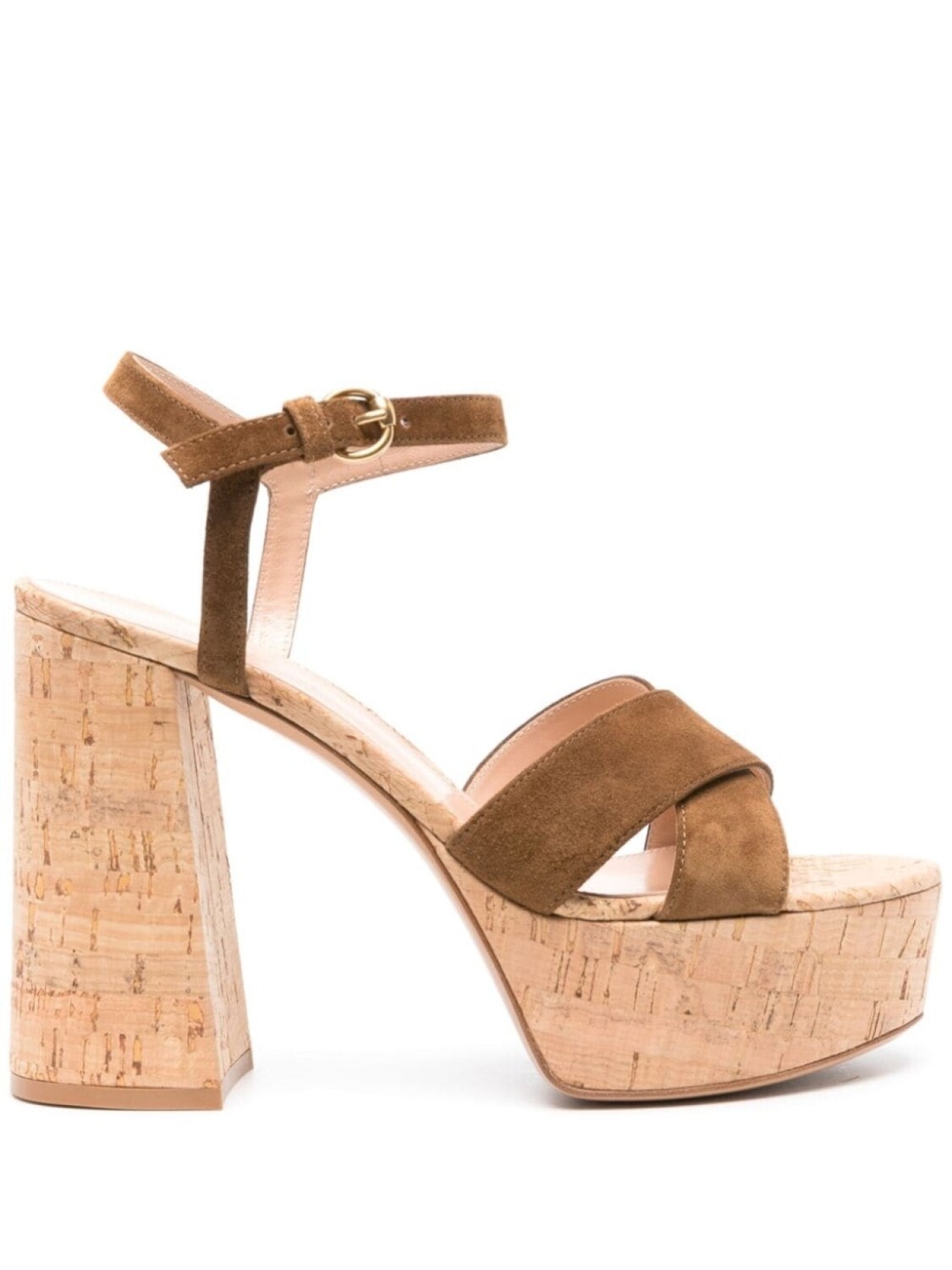 

Босоножки на платформе Gianvito Rossi, коричневый