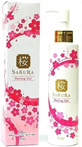 Скраб-пилинг гелевый Sakura Peeling Gel EGF Репаир с гиалуроновой кислотой, 200 мл — фото 3