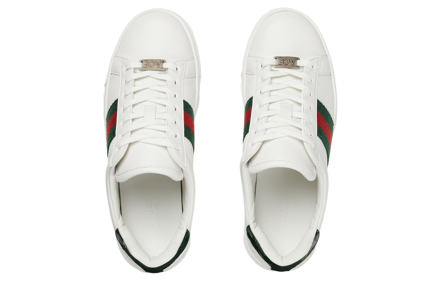 Женская обувь для скейтбординга GUCCI, Cream White/Collegiate Red/Solar Slime — фото 3