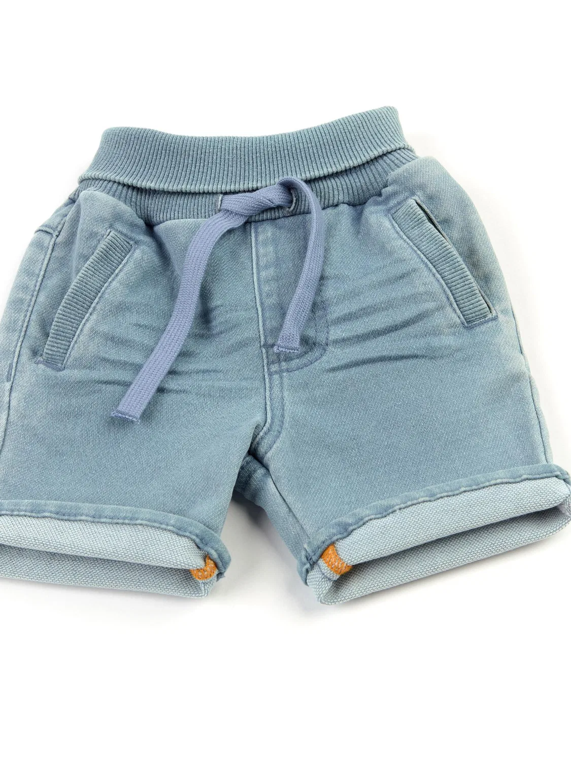 Джинсы Sigikid Regular Jeans Jeans Bermuda светло-голубого цвета — фото 3