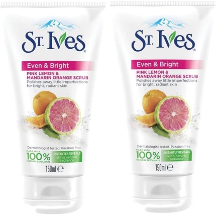 

Скраб St. Ives Even & Bright Pink с лимоном и апельсином 150 мл Unilever