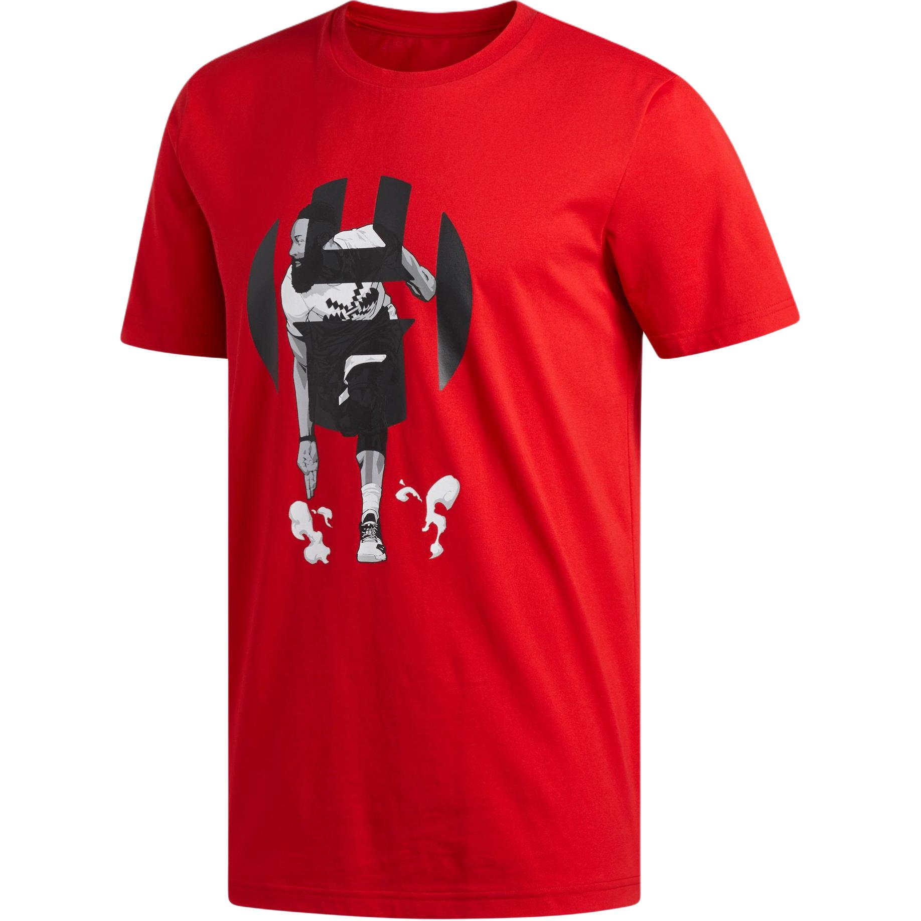 

Футболка мужская светло-алая Adidas, Light Scarlet