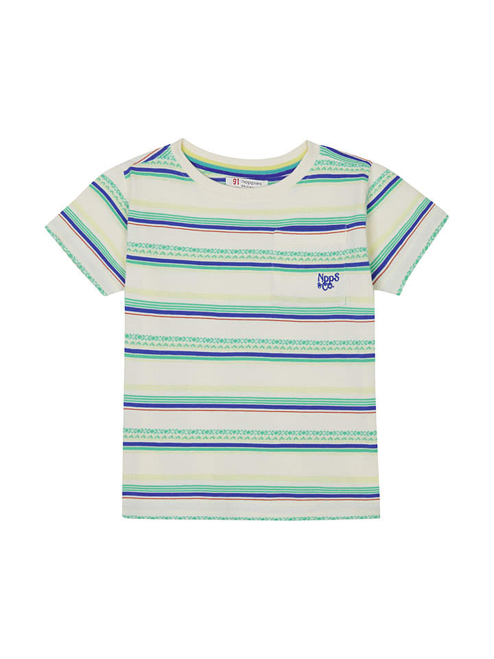 

Noppies Футболка "Луга" кремового цвета, Бежевый, Noppies Футболка "Луга" кремового цвета