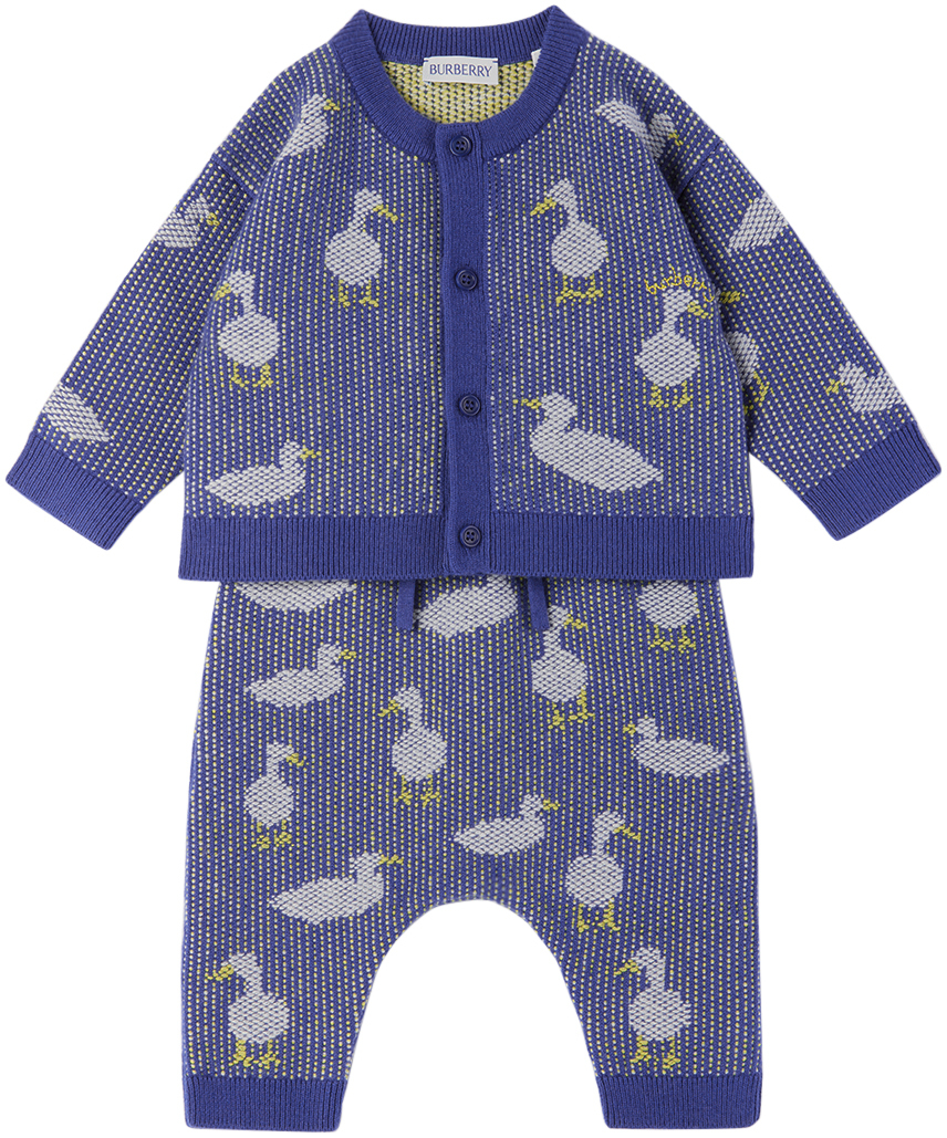 

Комплект из кардигана и брюк Baby Blue Duck Burberry