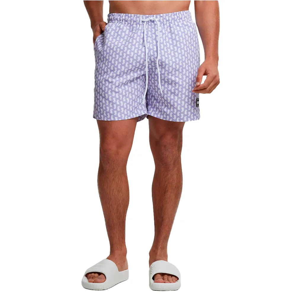 

Шорты для плавания Urban Classics Pattern, фиолетовый