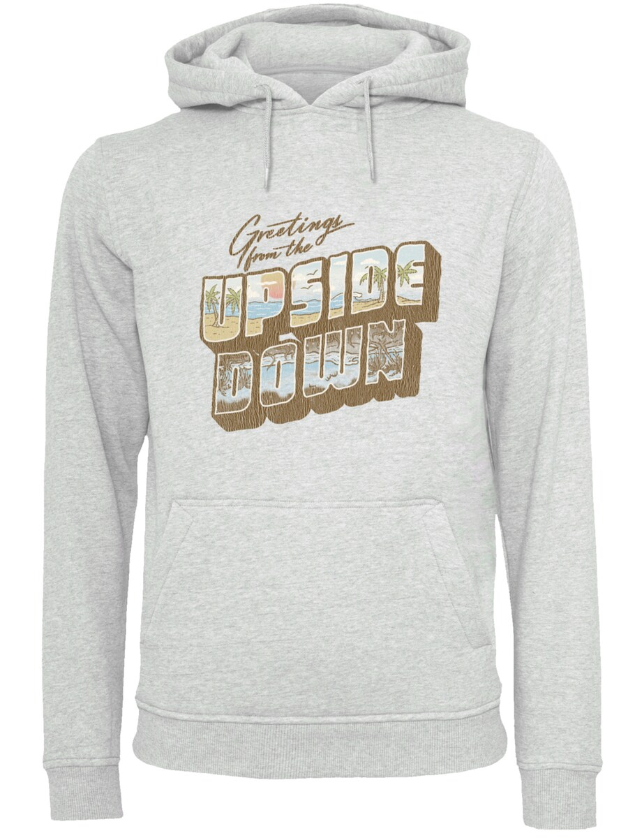 

Толстовка F4NT4STIC Stranger Things Greetings From Upside Down Netflix TV Series, серый