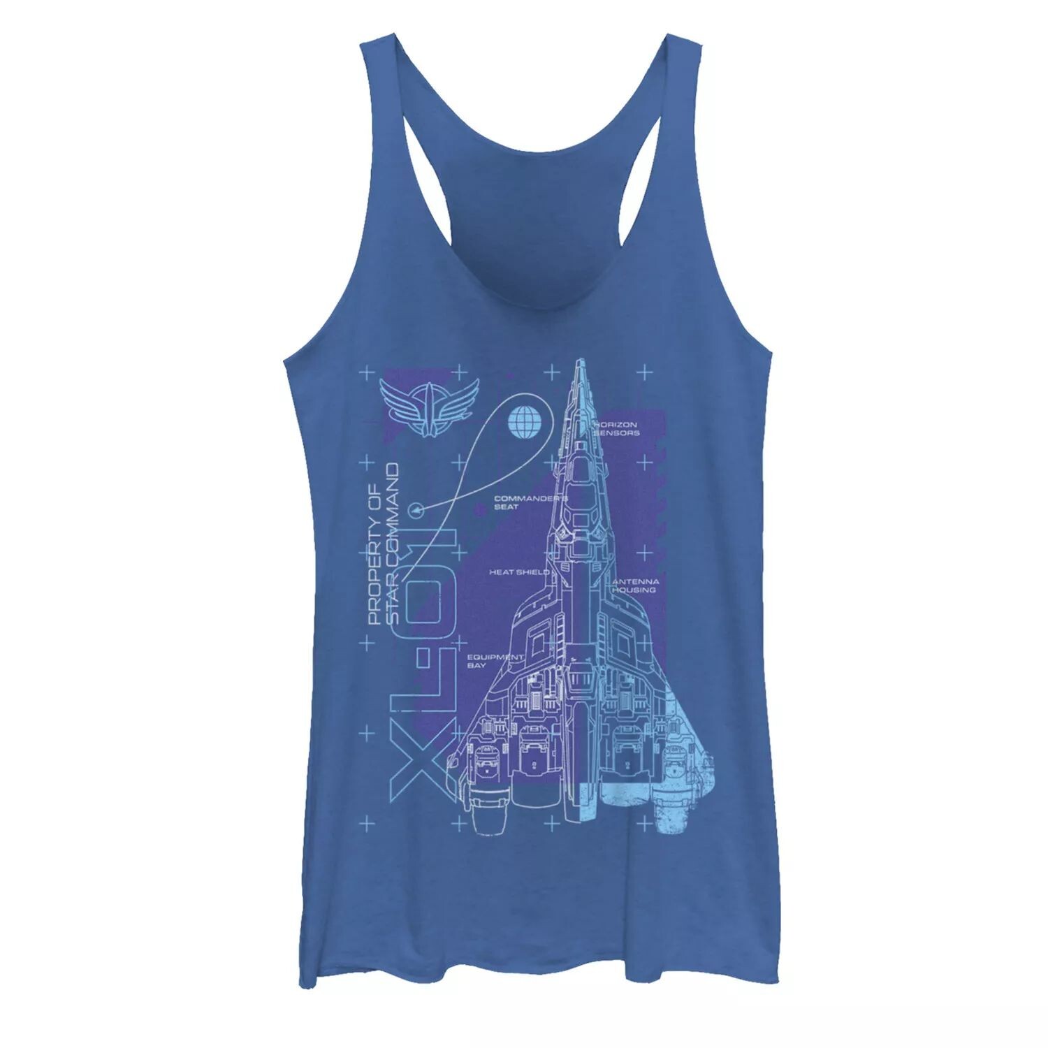 

Схема корабля Racerback для юниоров Disney/Pixar Lightyear Property Of Star Command Ship Licensed Character