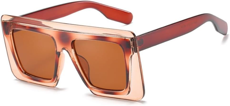 

Большие солнцезащитные очки с плоской верхней частью для мужчин и женщин, градиентные солнцезащитные очки для женщин, стильные, цельные, с защитой от УФ-излучения UV400 LANGSER, 3