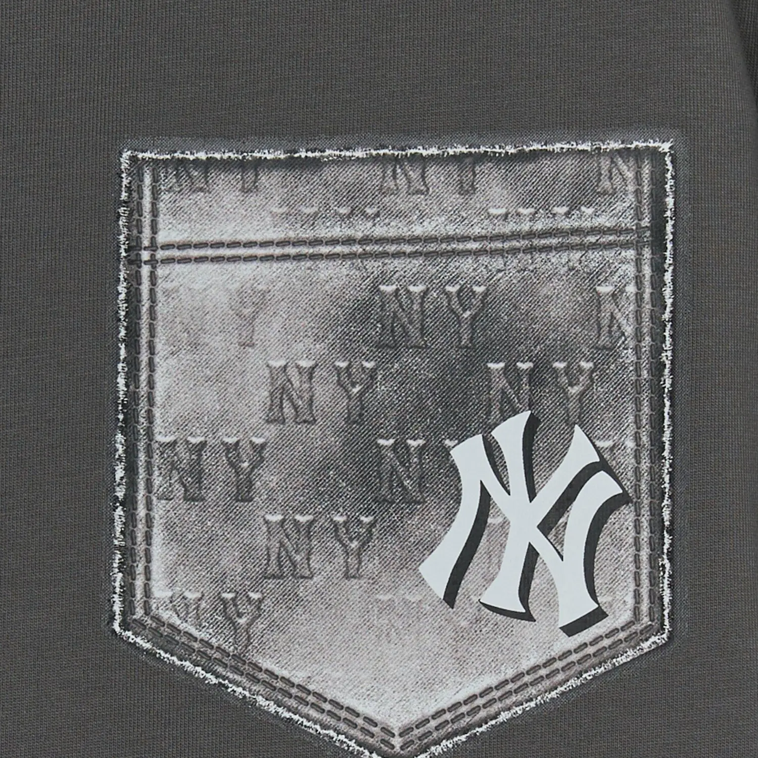 Футболка SS25 dark gray для детей 3-7 лет MLB KIDS, темно-серый — фото 4