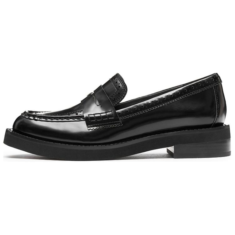 Блестящие женские лоферы Oxford Wander 3,5 см Staccato, Nighttime Black